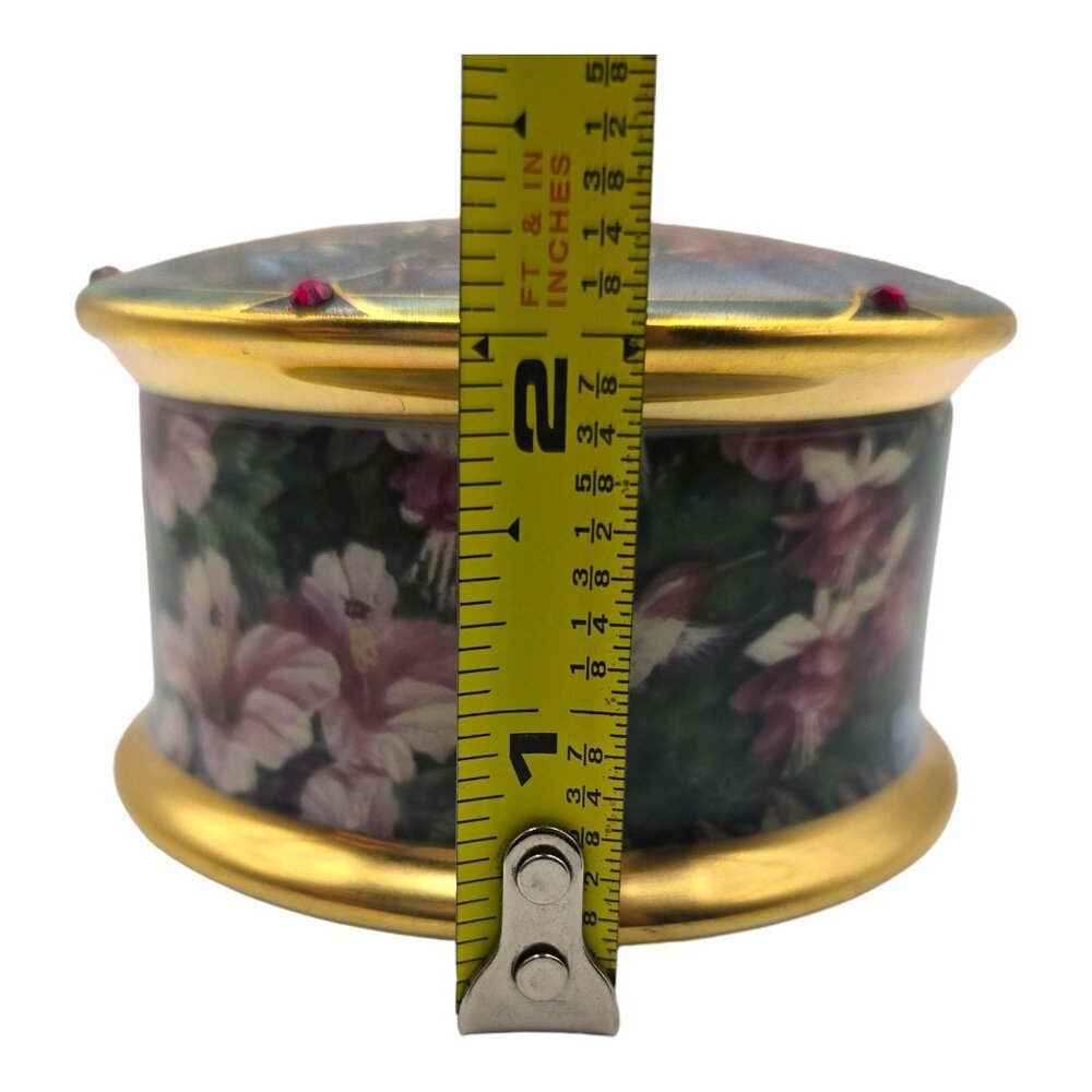 Calliope Hummingbird Music Box 1994 Lena Liu Arleigh-Elliott Chopin's Polonaise - Picture 11 of 13
